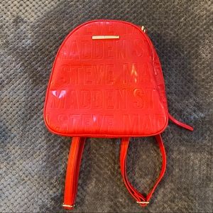 Steve Madden leather mini backpack